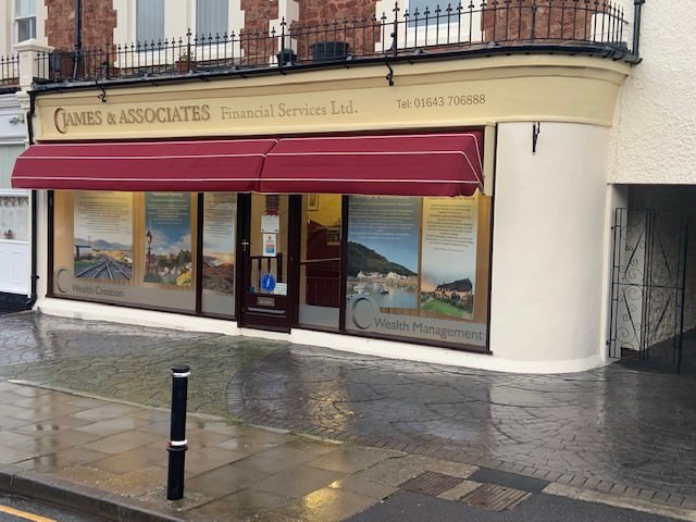 The front of James & Associates